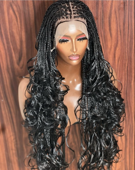 perruque tresse French Curl Braids