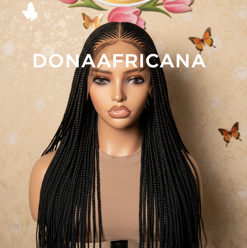 Cornrow Knotless Braids wigs - Donaafricana