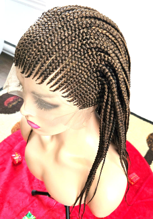 Perruque tresse en passe mèche