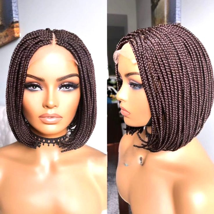 perruque tressée bob knotless
