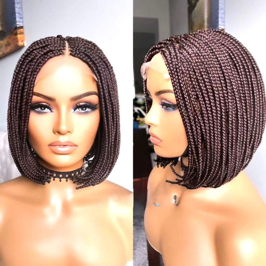 perruque tressée bob knotless