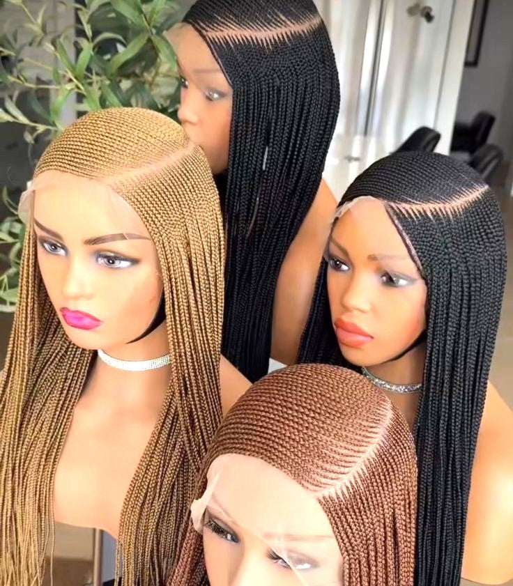 Perruque tresse en passe mèche avec rasta