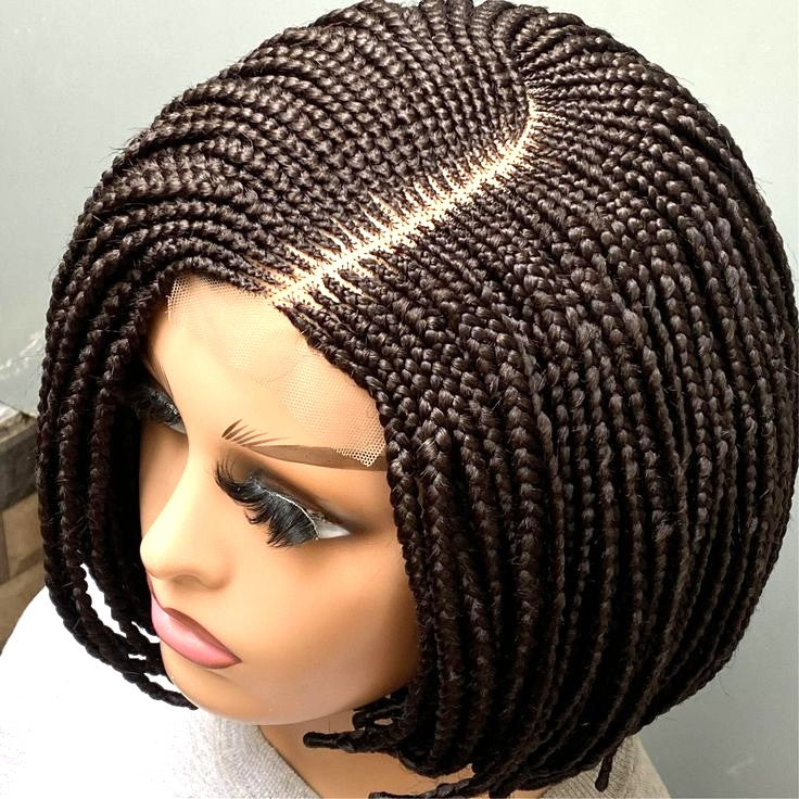 Perruque tressée bob knotless