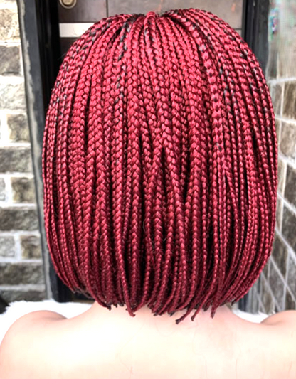 Perruque tresséebob knotless