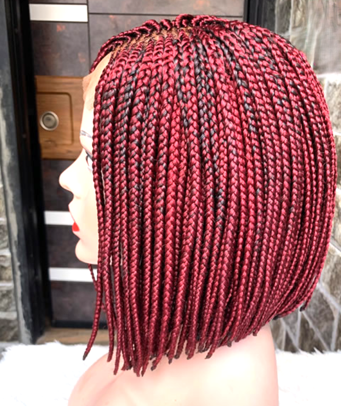 Perruque tresséebob knotless