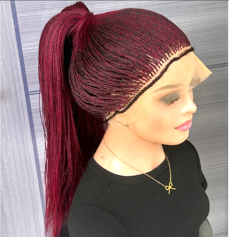 perruque tressée micro twist