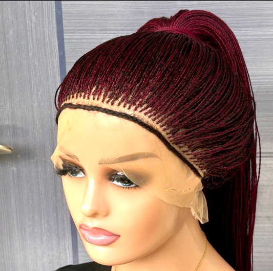 perruque tressée micro twist