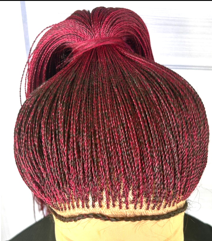 perruque tressée micro twist