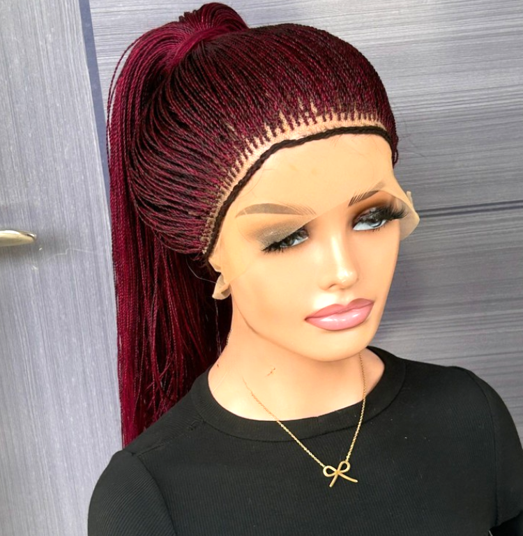 perruque tressée micro twist