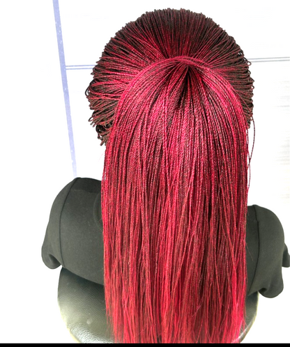 perruque tressée micro twist