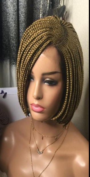 Perruque tressée bob + passe mèche