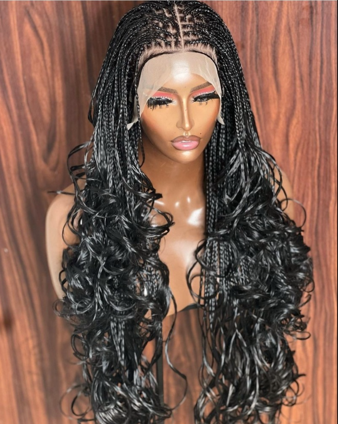 perruque tresse French Curl Braids
