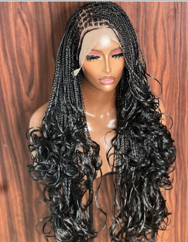 perruque tresse French Curl Braids