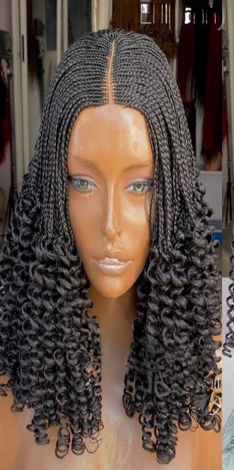 Perruque tresse en passe mèche