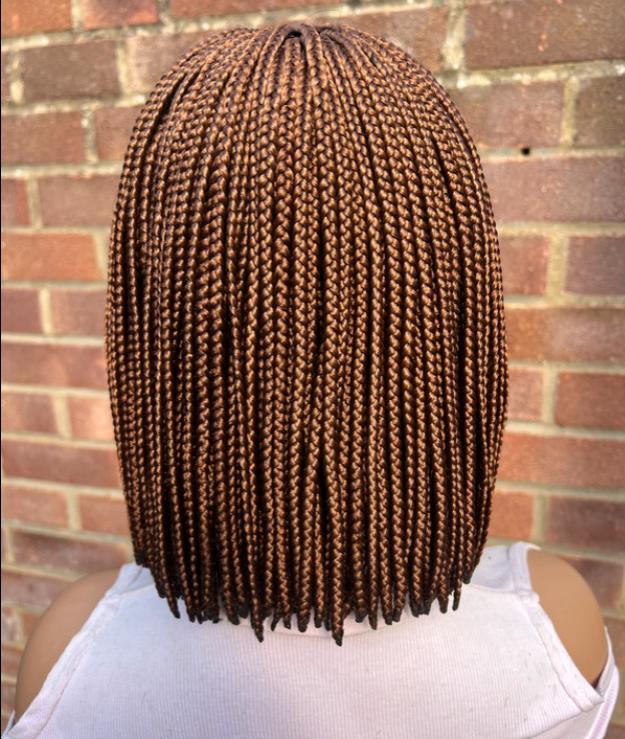 perruque tressée bob
