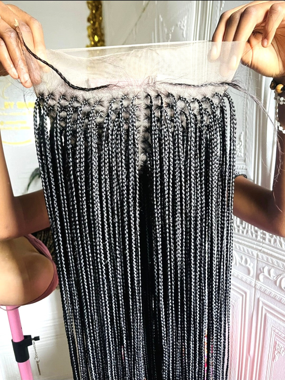 borne straight knotless braids