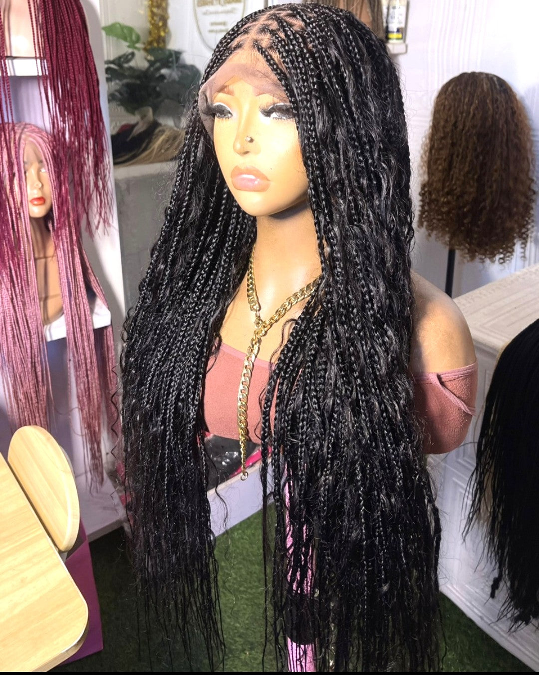 perruque tresse/ Goddess Braids