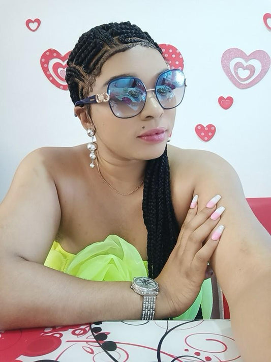 Perruque tresse en passe mèche zizzac