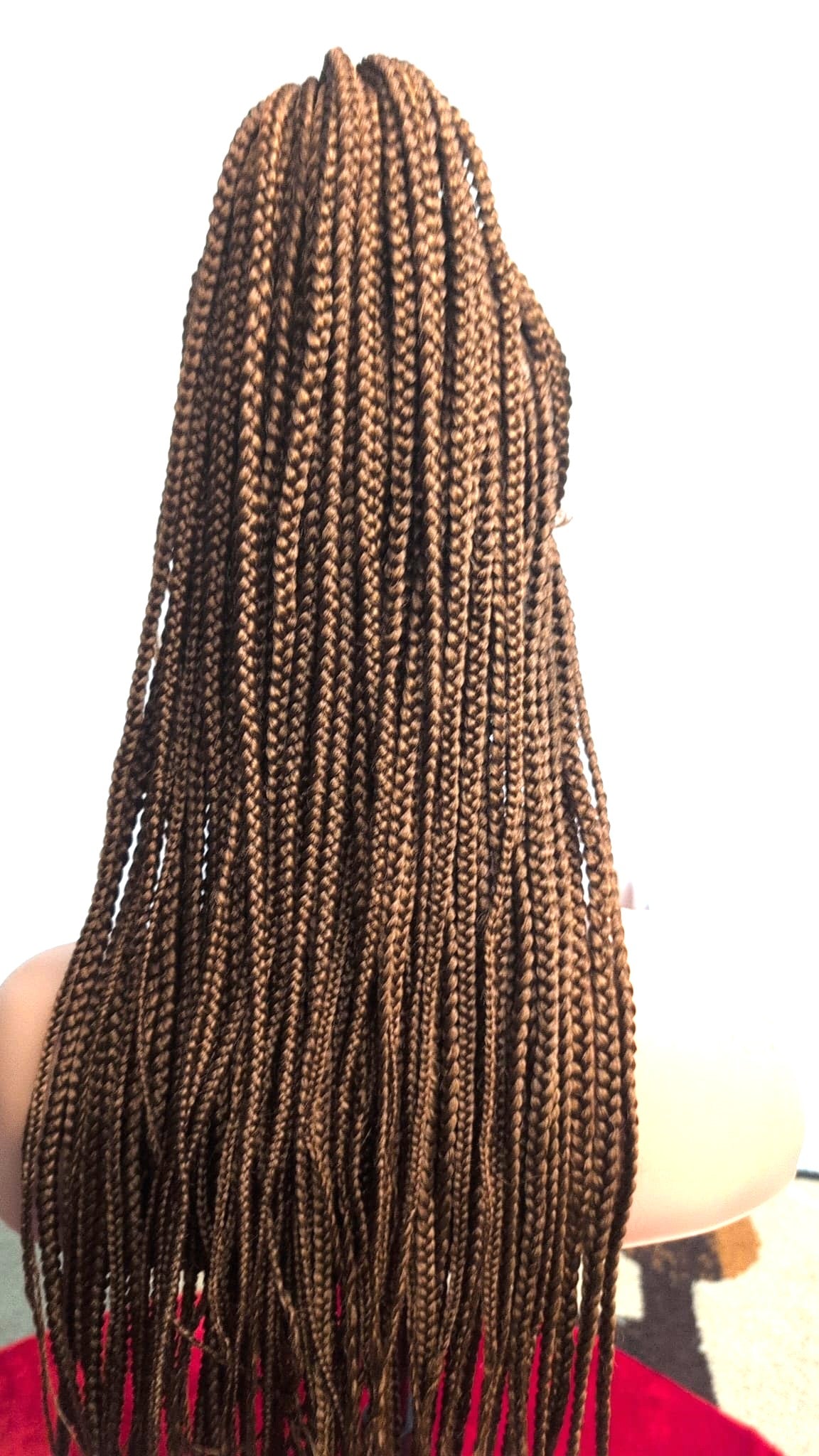 Perruque tresse en passe mèche avec rasta