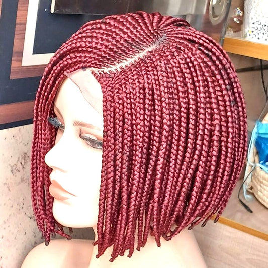 Perruque tresséebob knotless