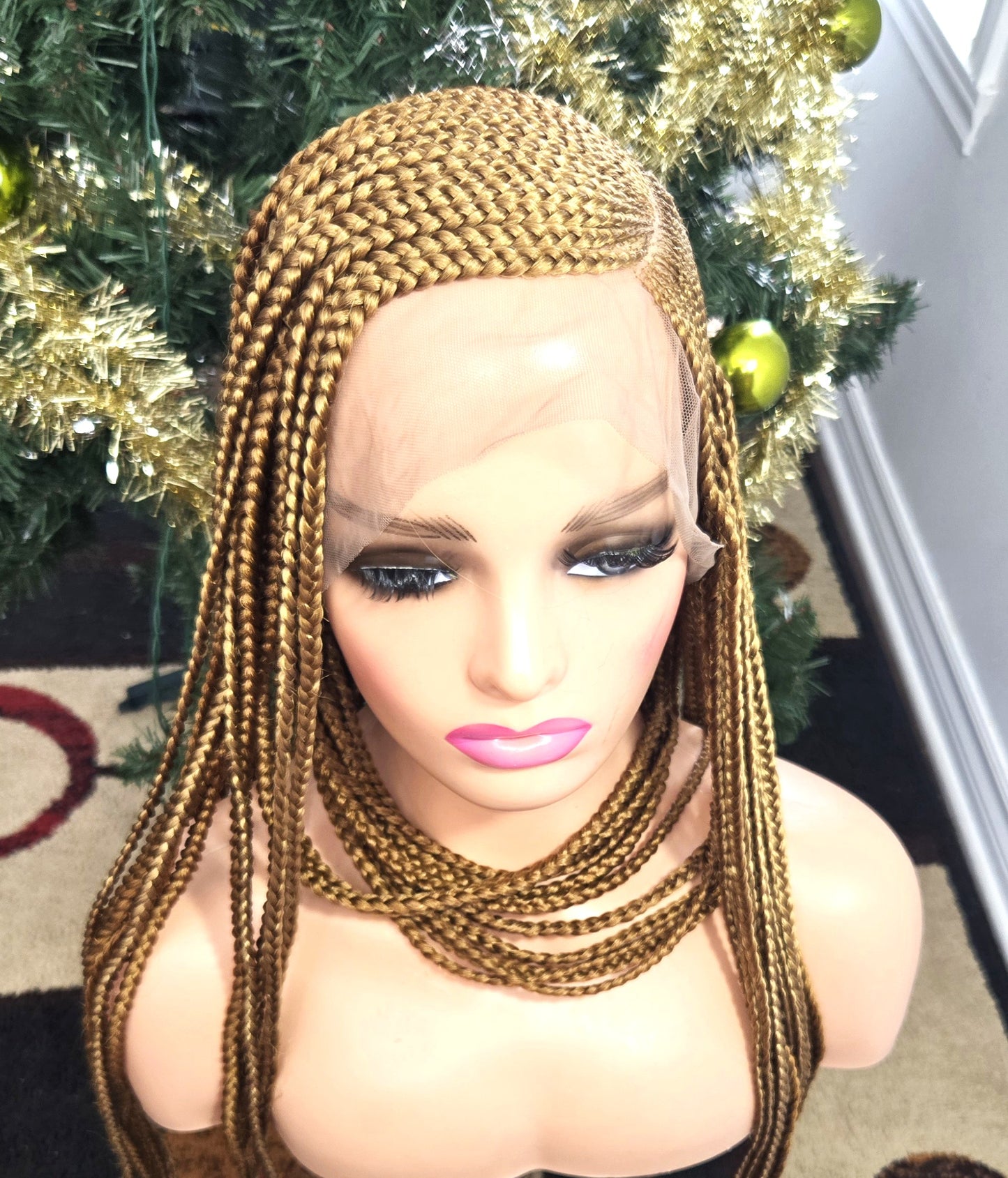 perruque tressée passe mèche