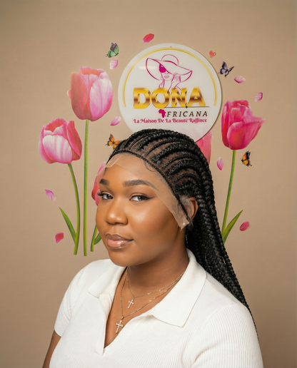 Perruque passe mèche / Cornrow Braids - Donaafricana 