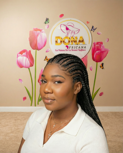 Perruque passe mèche / Cornrow Braids - Donaafricana 