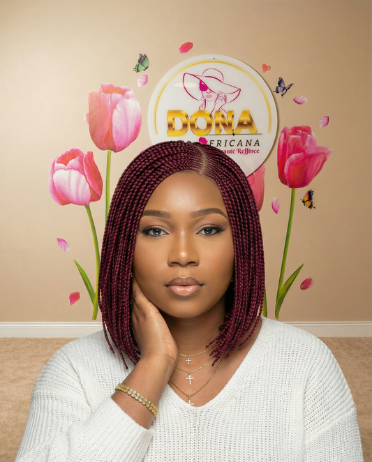 Perruque tresséebob knotless - Donaafricana 