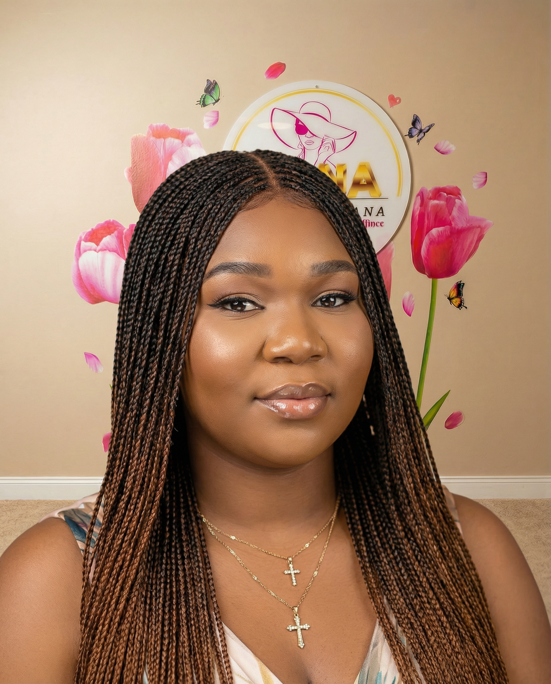 Bone Straight Knotless Braids - Donaafricana 