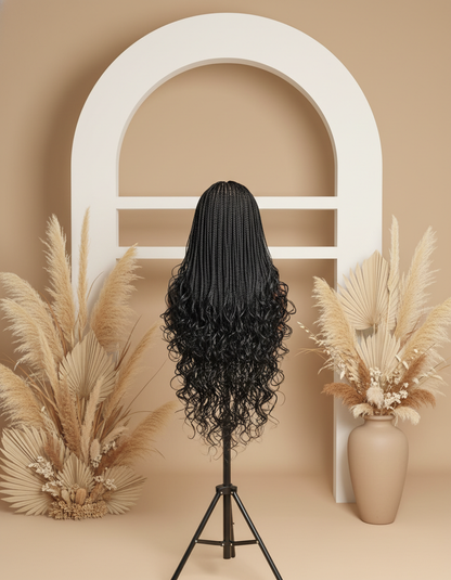 perruque tresse French Curl Braids - Donaafricana 
