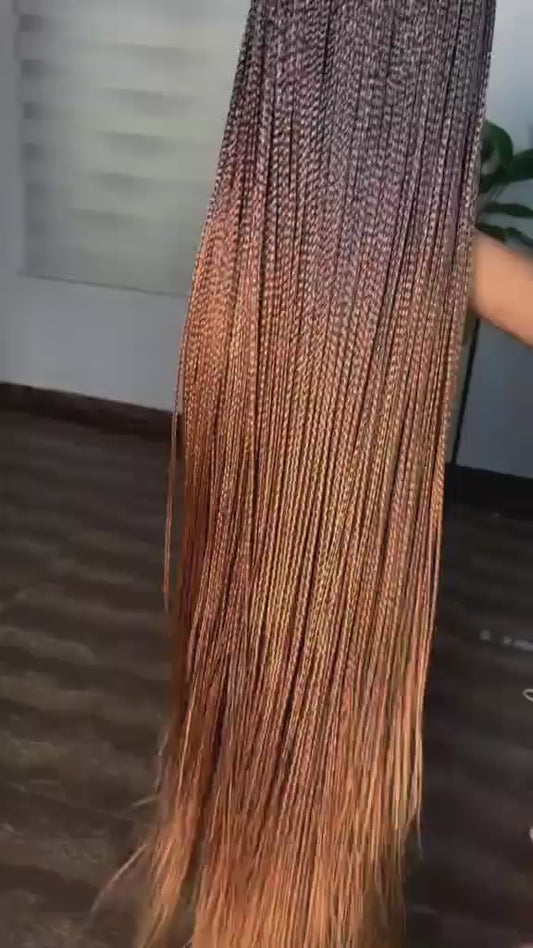 Bone Straight Knotless Braids